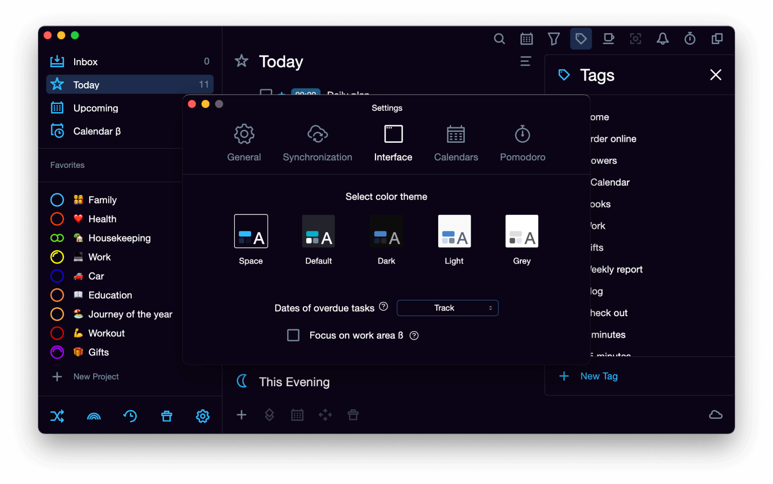 Design themes